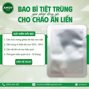 Đặc điểm nổi bật bao bì nhôm cho cháo ăn liền