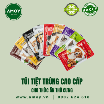 Bao bì thức ăn thú cưng tiệt trùng 121°C Giá sỉ Cao cấp