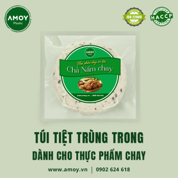 Bao bì túi tiệt trùng dành cho thực phẩm chay