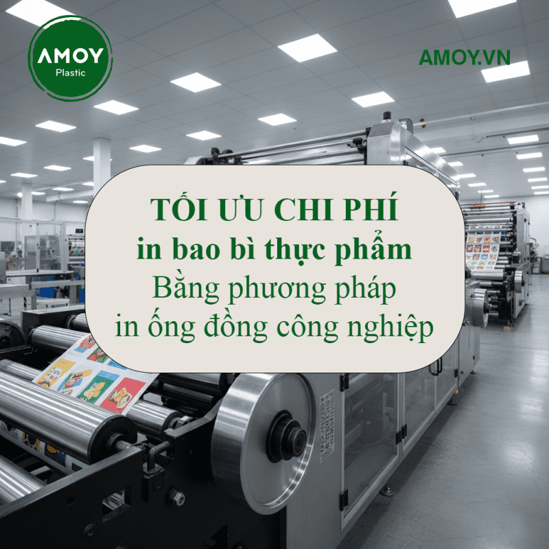 In ống đồng bao bì thực phẩm – Màu chuẩn, chi phí thấp