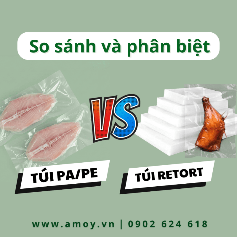 So sánh và phân biệt túi retort trong và túi PAPE (túi nylon)