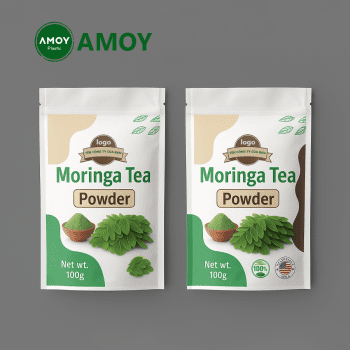 Bao bì túi đựng bột trà in ấn đẹp mắt